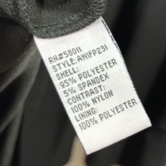 Sangria Black Sleeveless Sheer Babydoll Tie Front Embellished Stretch Midi Dress - Picture 12 of 16